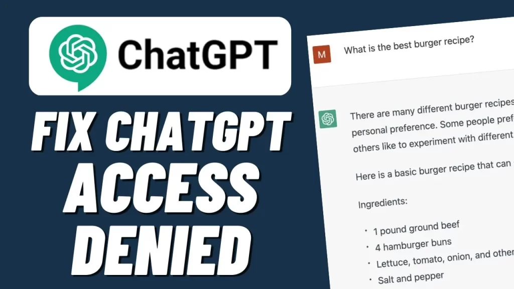 What is the ChatGPT Access Denied Error?
