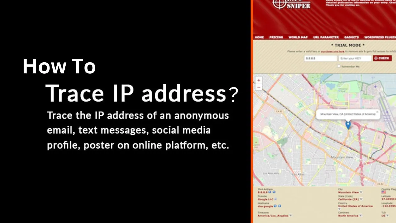 how to trace an ip address