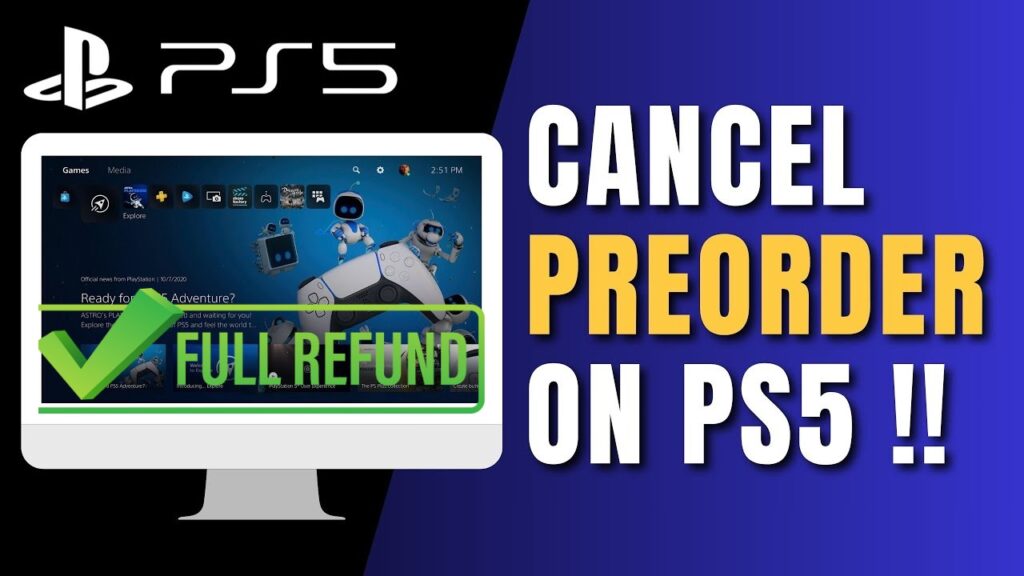  PlayStation pre-order refund