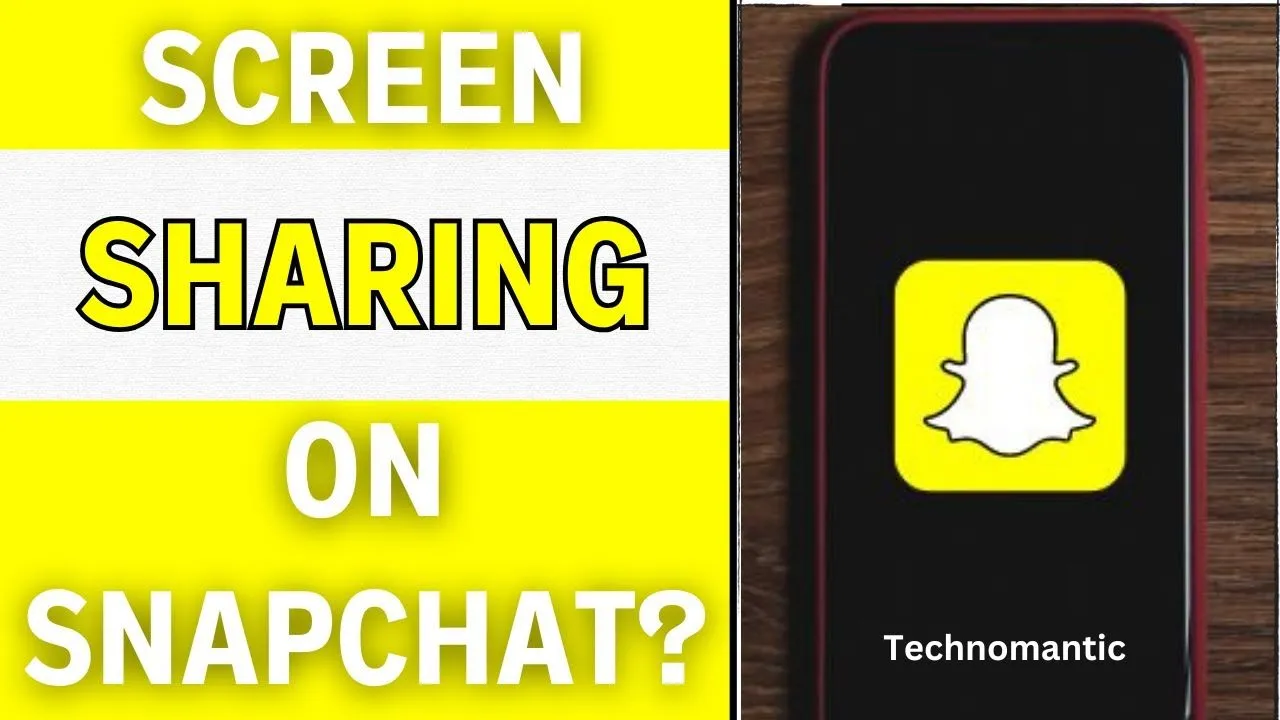 how to screen share on snapchat